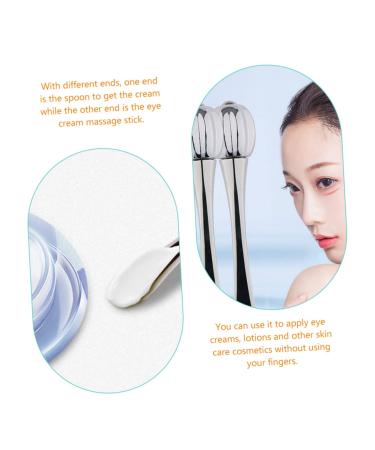 FRCOLOR Eye Cream Massage Stick | Zinc Alloy Facial Roller & Spatula for Skincare | Face Cream Applicator & Eye Cream Wand - Buy Online on GoSupps.com