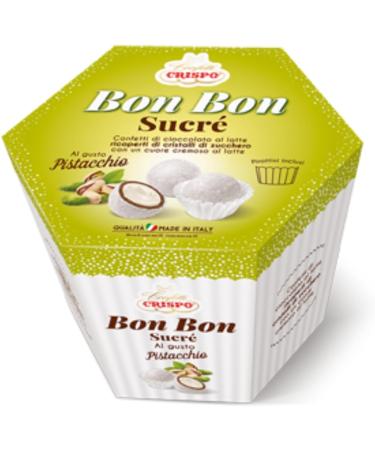  CRISPO Confetti Crispo Bon Bon Sucr Blanc pistachio 500 g - Buy Online on GoSupps.com