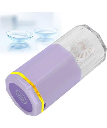 Portable Automatic Contact Lens Cleaner - Best Soft & Rigid Lens Cleaning Tool (Violet) | International Shipping - Buy Online on GoSupps.com