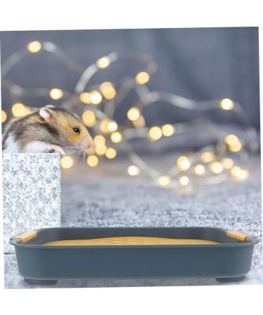 GREENADSCAPE 2pcs Box Rabbit Toilet Square Toilet Hamster Toilet Rabbit Bed Pet Litter Pan Trainer Guinea Pig Pp 27X18.8X4CM As Shown 2 - Buy Online on GoSupps.com