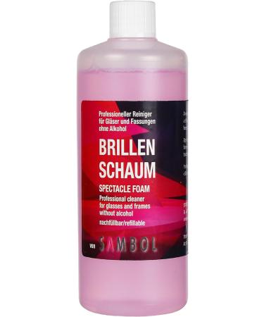 Streak-Free Glasses Cleaner Set - 400ml Alcohol-Free Foam for Gentle & Professional Cleaning - Buy Online on GoSupps.com