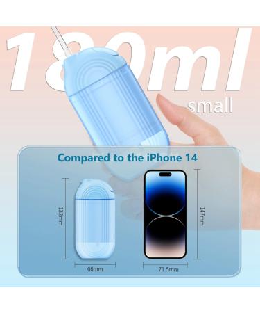 Cordless Water Flosser Portable - yayisheng 3 Modes Dental Oral Irrigator with Detachable Tank 5 Jet Tips & Water Toothbrush Magnetic Suction Charging IPX7 Waterproof - Buy Online on GoSupps.com