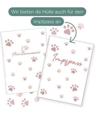 Wilhelm Fell Personalized EU Pet ID Card Case - Custom Gifts for Pet Owners - Protective Paw Pink Cover - Buy Online on GoSupps.com