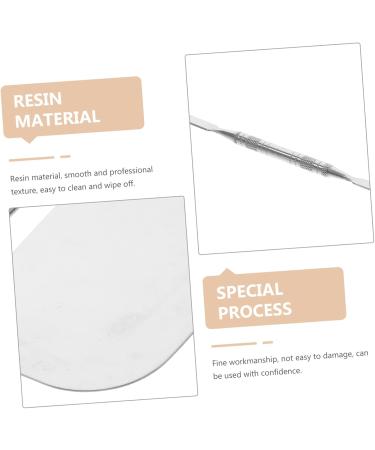 Ipetboom 1 Set Makeup Palette Make up Pallets Blue Suits Manicure Cosmetic Plate Foundation Plate Nail-art Palette Spatula Nail Art Palette Cream Stainless Steel Tool Kit Portable 12.6x7.5x0.3cm Silver - Buy Online on GoSupps.com