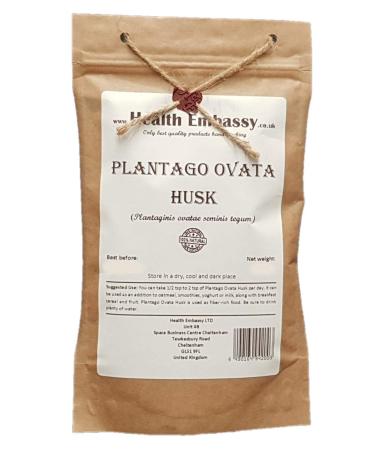 Plantago Ovata Husk | Plantaginis Ovatae Seminis Tegumentum | Psyllium Blond T guments | Health Embassy (200g)