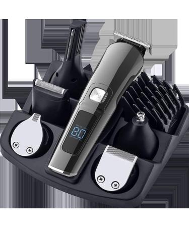Hair Clippers for Men | 4-in-1 Beard & Grooming Trimmer | Cordless Rechargeable LED Display Wet & Dry Attachments - Buy Online on GoSupps.com