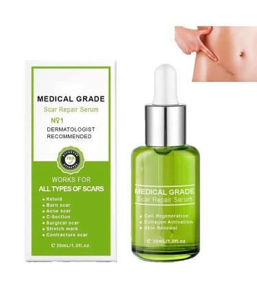 MCTEST Goopgen Scar Repair Serum with Natural Ingredients and Vitamin E - Reduce The Appearance of Scars in All Skin Types - 30ml-1Pcs