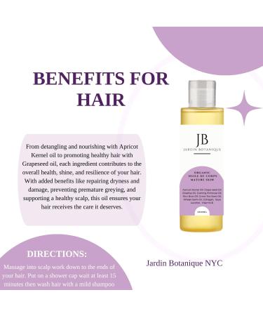 Organic Body Oil for Mature Aged Skin 200ml - Buy Online on GoSupps.com