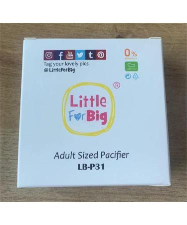 Buy LittleForBig Large Teat Shield Pacifier Gen 1 - Adult Size Light Purple | International Shipping Available - Buy Online on GoSupps.com