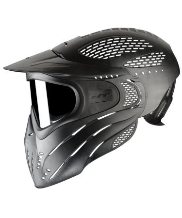 JT Premise Headshield Paintball Goggle Single Pane & Clear Lens, Black, One Size (23248)