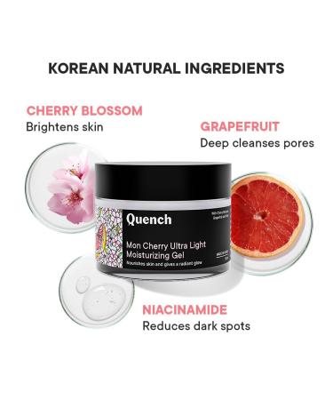 Que_nch Ultra Light Moisturizer 2% Niacinamide - Brighten Skin Calm Inflammation | Korean Skincare for All Skin Types (50ml - Buy Online on GoSupps.com