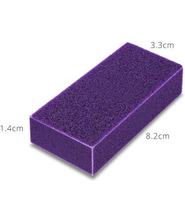 Glamza Foot Pumice Sponge Callus Exfoliate Stone Hard Skin Remove Pedicure Scrubber Pack of 4 - Buy Online on GoSupps.com