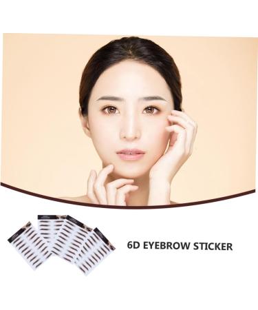 Didiseaon 4pcs Eyebrow Stickers Imitation Eyebrow False Eyebrows Cosmetics Semi-permanent 6d Transfer Paper - Buy Online on GoSupps.com