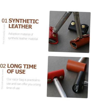 Minkissy 9-Part Razor Set for Men - Safety Razor Case & Hair Face Grooming Kit for Teens & Young Adults - Buy Online on GoSupps.com