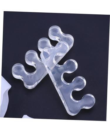 Healifty 2pcs Thumb Protector Hammer Set Shoe Insoles Rubber Toe Spacers Orthotics Toe Spreaders for Bunions Toe Separator Straightener Dilator Comber Foot Pads Divider White Men and Women - Buy Online on GoSupps.com