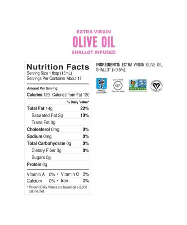 Fody Foods Shallot Infused Vegan Extra Virgin Olive Oil - Low FODMAP Certified | Gut & IBS Friendly | Gluten Free & Non GMO | Italian Made Kitchen Staple - Buy Online on GoSupps.com