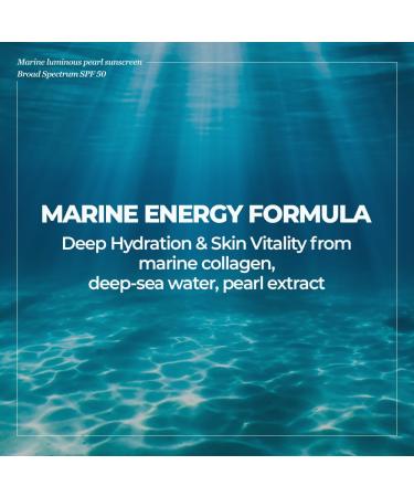 JMsolution Marine Luminous Pearl Sunscreen SPF50 Broad Spectrum UV Protection Moisturizing & Lightweight No White Cast 1.69 fl oz - Buy Online on GoSupps.com
