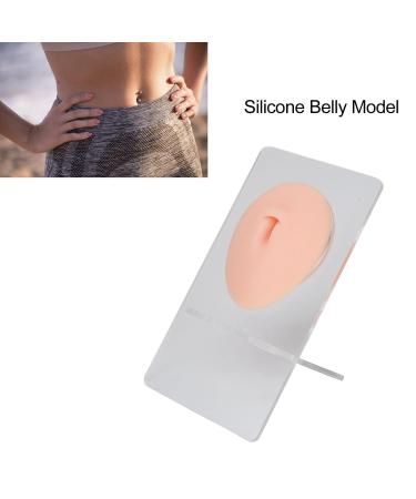 3D Silicone Belly Navel Model - Reusable Soft Elastic Abdominal Piercing Exercise Display (Light Skin) - Ideal for International Shipping - Buy Online on GoSupps.com