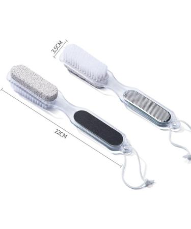 1 Foot Nail Brush Scrubber Exfoliator Pumice Stone Remover for Shower Feet Care - Buy Online on GoSupps.com