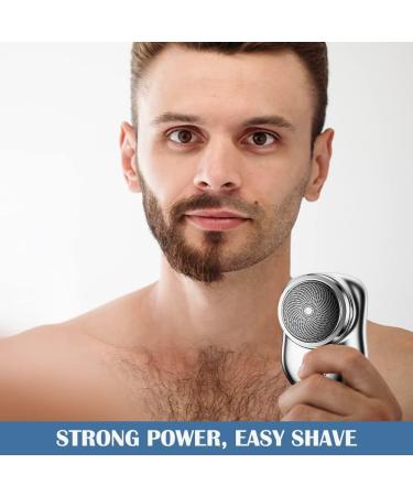 Mini Shaver Mini ShavePortable Electric Shaver Type C Wet and Dry Shaver USB Rechargeable Waterproof Pocket-Size Portable Shaver for Car Travel (Light Silver) - Buy Online on GoSupps.com