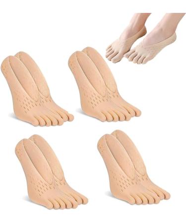 KEEP HOTTER Bunion Corrector For Women Bunion Socks Projoint Antibunions Health Sock Orthoes Bunion Relief Socks Sock Align Toe Socks For Bunion For Swelling Relief Split Toe Orthopedic 4 beige