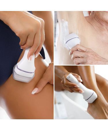 Panasonic ES-WL80-V Women's Electric Shaver - Cordless 4-Blade, Bikini Attachment, WetDry Use (Purple) - Buy Online on GoSupps.com