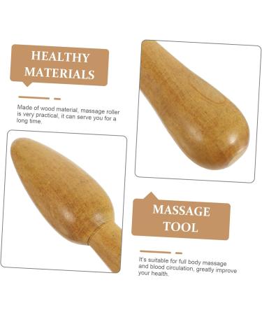 Frcolor Traditional IASTM Massage Tools - Wood Pumpkin Shape Deep Tissue Roller & Acupuncture Rod - International Shipping Available - Buy Online on GoSupps.com