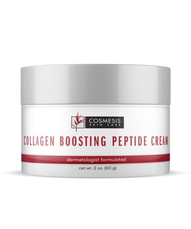 Collagen Boosting Peptide Cream - Total Collagen Care Improves Firmness & Smoothness Restores Youthful Appearance - 2oz by Cosmesis