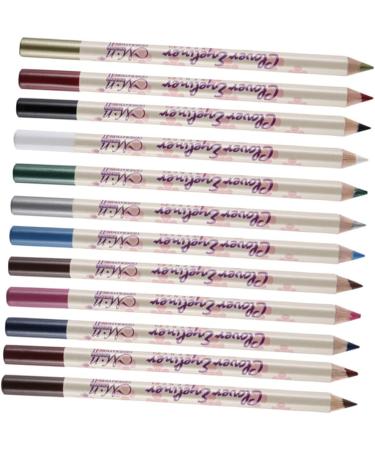 Mipcase 24 Pcs Brown Eye Liner Pencil Black Pencil Eyeliner Pen Lip Liner Eye Shadow Stick Miss Water Proof 1 count (Pack of 1) As Shownx2pcs - Buy Online on GoSupps.com