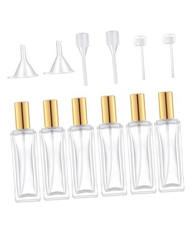 Beaupretty 1 Set Empty Perfume Bottle Glass Spray Bottle Dispenser Accessories Glass Perfume Bottle Cosmetic Liquid Container Cosmetic Sample Bottle Perfuem Accessories Tool Fine Mist White