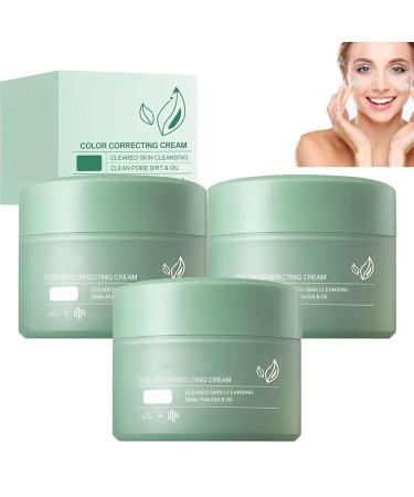 Color Correcting Treatment Cream Green Color Corrector Soothing Face Cream Dark Spot Corrector Moisturizing Green Corrector for All Skin Types