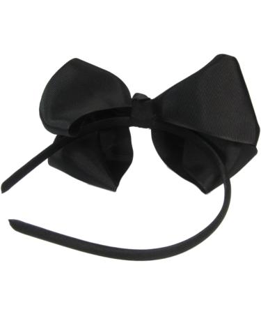 Ribbon Bow Alice Hair Band Headband Black - Buy Online on GoSupps.com