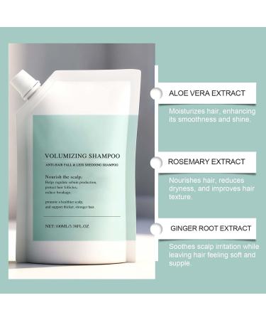 Repairing shampoo to strengthen the hair roots and reduce hair loss antihair loss formula with biotin for less hair breakage and more volume 1 - Buy Online on GoSupps.com