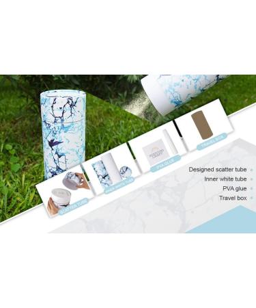 Resting Light Scatter Tube for Ashes - Adult Large Urn for Human Ashes - Cremation Funeral Burial Keepsake - Cardboard Soaring Birds Design - Buy Online on GoSupps.com
