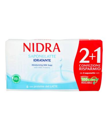 Palmolive Nidra Milk Bar Soap - 3 Pack (90g each) | Hydrating & Nourishing | International Shipping Available - Buy Online on GoSupps.com