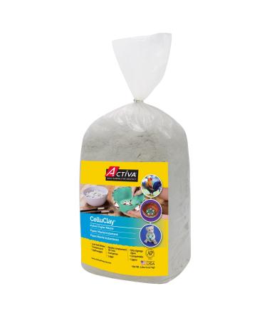 Activa Products Celluclay Non-Toxic Instant Papier-Mache  5 lb Bag  Gray