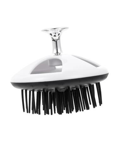Magiclulu 2st Shampoo comb cleaning scraper massage accessories scalp peel for the household compact peeling for the scalp hair scalp ridge portable white pp men and women bathing brush