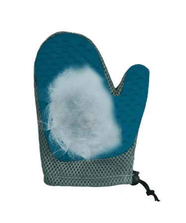 Gants de toilettage pour animaux de compagnie | avec fonction de nettoyage pour chiens et chats Antistatique et r utilisable pour rembourrage meubles voiture maison Bleu