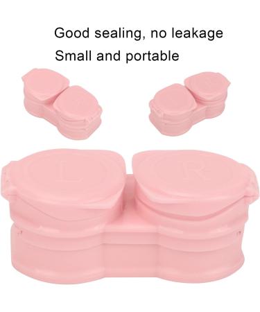 Buy Portable Dustproof Contact Lens Case with Tweezer - Travel Storage Kit (Pink) | Shop Now - Buy Online on GoSupps.com