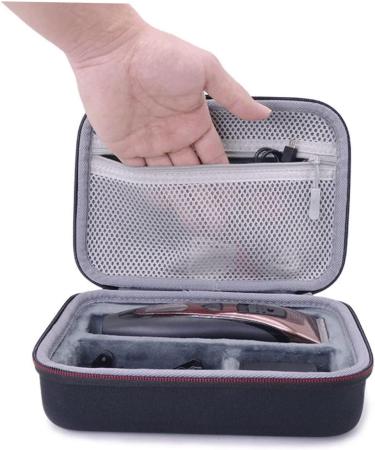 Frcolor 4-Piece Storage Bag for Hair Clippers | Travel Carrier for Trimmers & Razors | Protective EVA Case for Safety Razors | Ideal Men's Gift for Dad - Buy Online on GoSupps.com