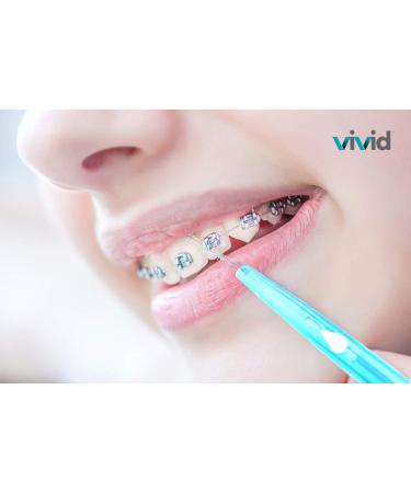 Vivid Interdental Toothbrush Pack of 96 | Best for Plaque Removal Braces Dentures & Tight Teeth - Medium 1.2-1.5mm - Buy Online on GoSupps.com