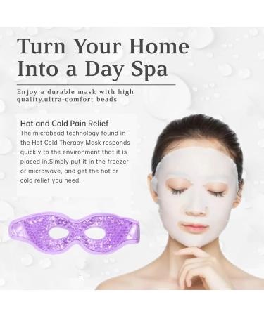 Gel Eye Mask for Puffiness & Headache Relief | Reusable Cooling Hot Cold Eye Mask by JIINWINHT - Buy Online on GoSupps.com
