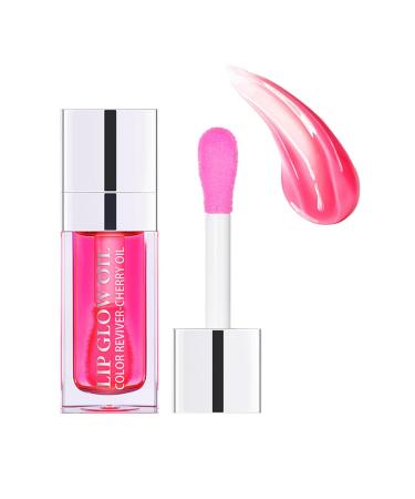 Hitburu Lip Oil Gloss Lip Makeup Non-Stick Formula Subtle Shine with a Sheer Liquid Lipstick that Locks in Moisture to Prevent Chapped Lips