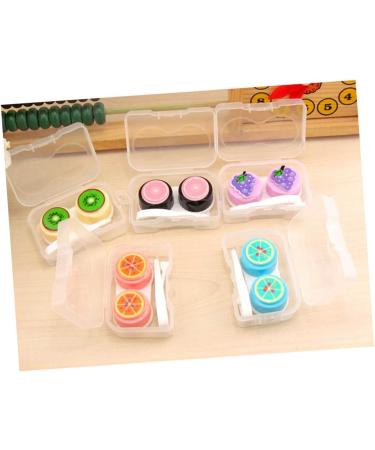 Homsfou 2-Part Contact Lens Box Set | Contact Lens Holder & Case | Small Fruit Design Lens Container for Easy Storage - Buy Online on GoSupps.com
