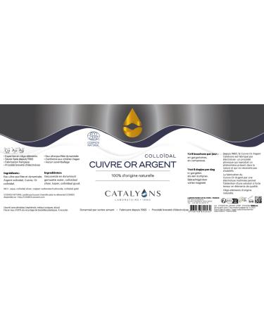 Catalyons Copper Gold Silver 1 liter - Buy Online on GoSupps.com