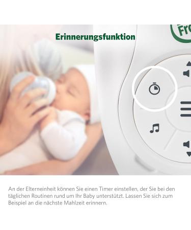 Leapfrog LF80 BabyPhone Audio Monitor - Digital Baby Monitor with Temperature Sensor Night Light Voice Recording & Long Range - Ideal for International Shipping - Buy Online on GoSupps.com