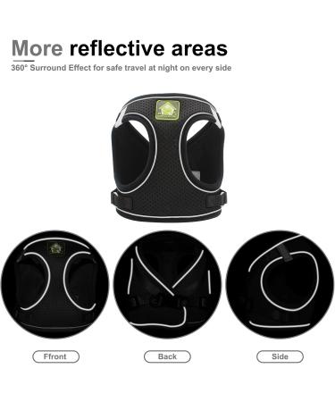 Neuwehe Cat Dishes with Leash Set - Adjustable Soft Cat Bowls with Cat Neck Band for Small Dogs & Big Cats (Black Size S) - Outbreak-Proof & Durable - Buy Online on GoSupps.com