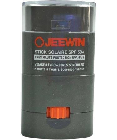 JEEWIN Waterproof Sunscreen Stick SPF50+ Face and Lips - Glittery GOLD (12 grams) - Buy Online on GoSupps.com