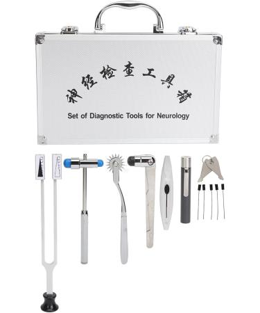 Hammer Diagnostics Kit Temperature Sensor Aluminum Alloy Penlight Tuning Fork Hammer with Storage Case for Patient - Buy Online on GoSupps.com