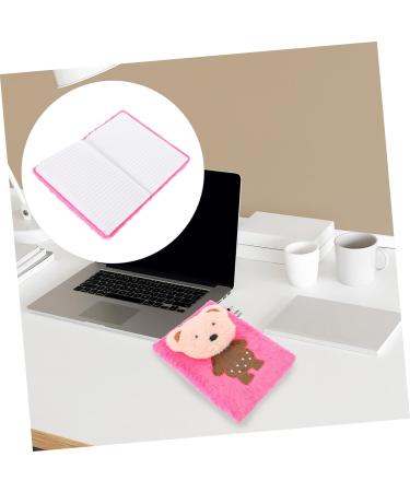 DOITOOL Note Book Notebook Fluffy Journal Book Plush Cover Journal Book Lovely Diary Book Note Accessory Multi-function Diary Book Cartoon Diary Book Note Supply Animal Gift Student Paper - Buy Online on GoSupps.com